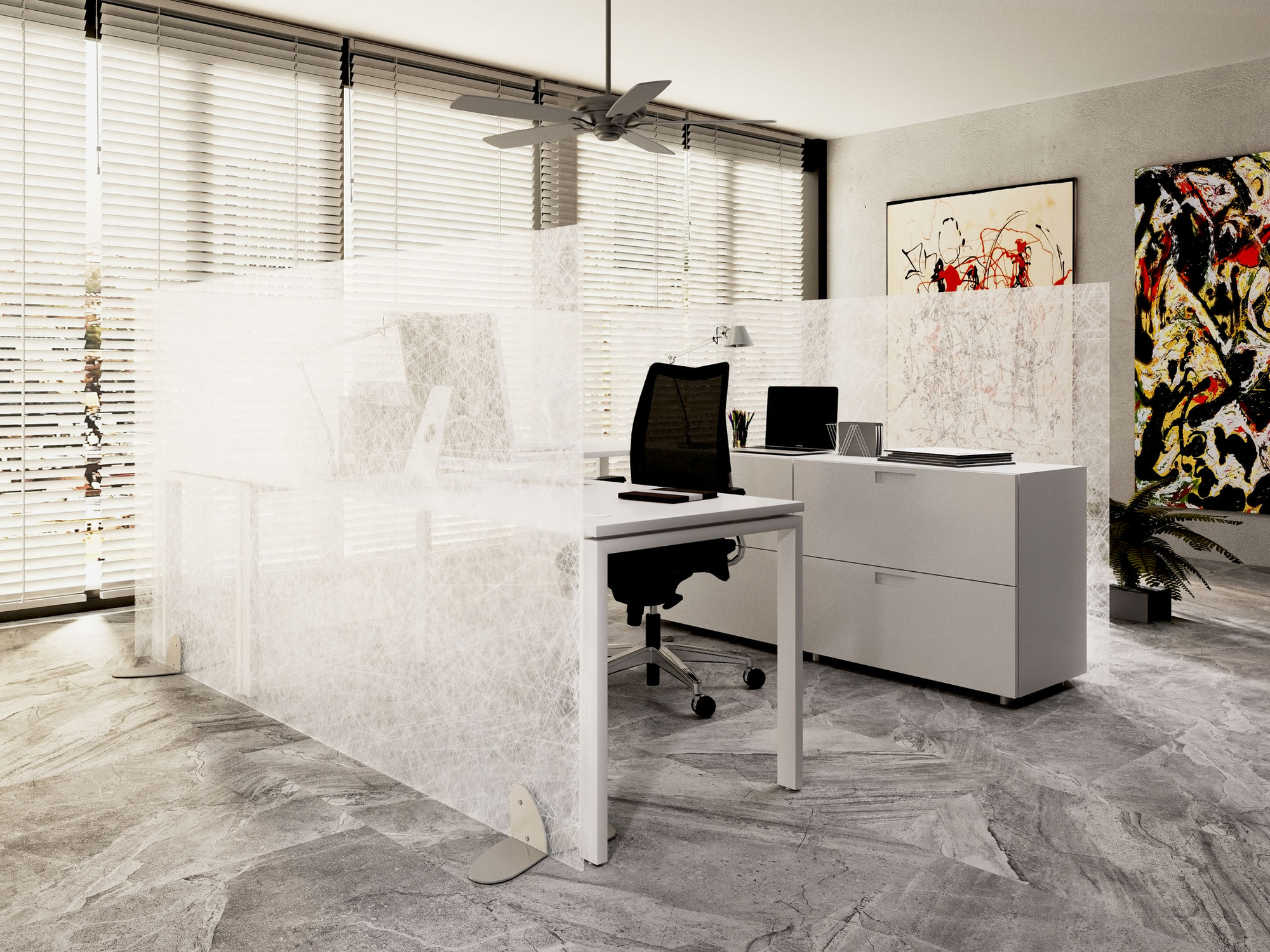 Photo Mobile glass partitions NAYADA-ICE