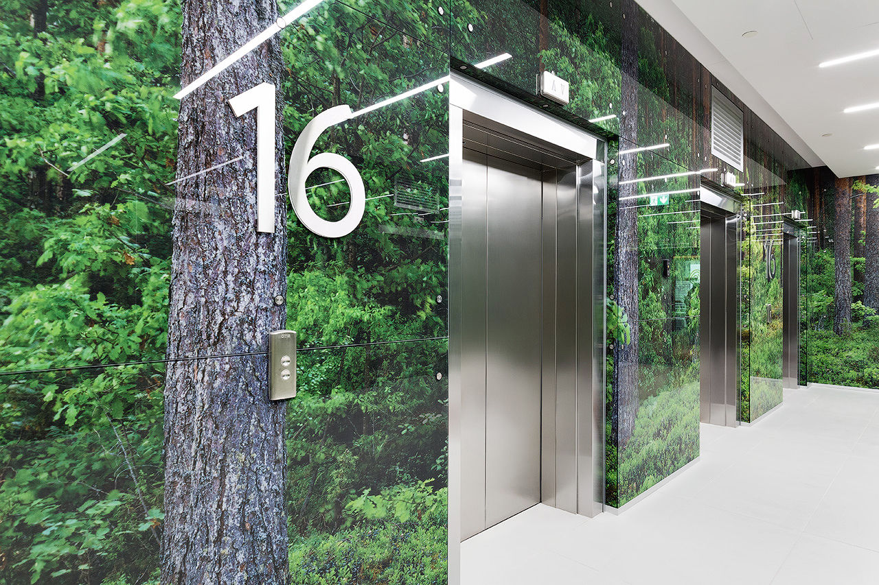 Photo Сladding glass