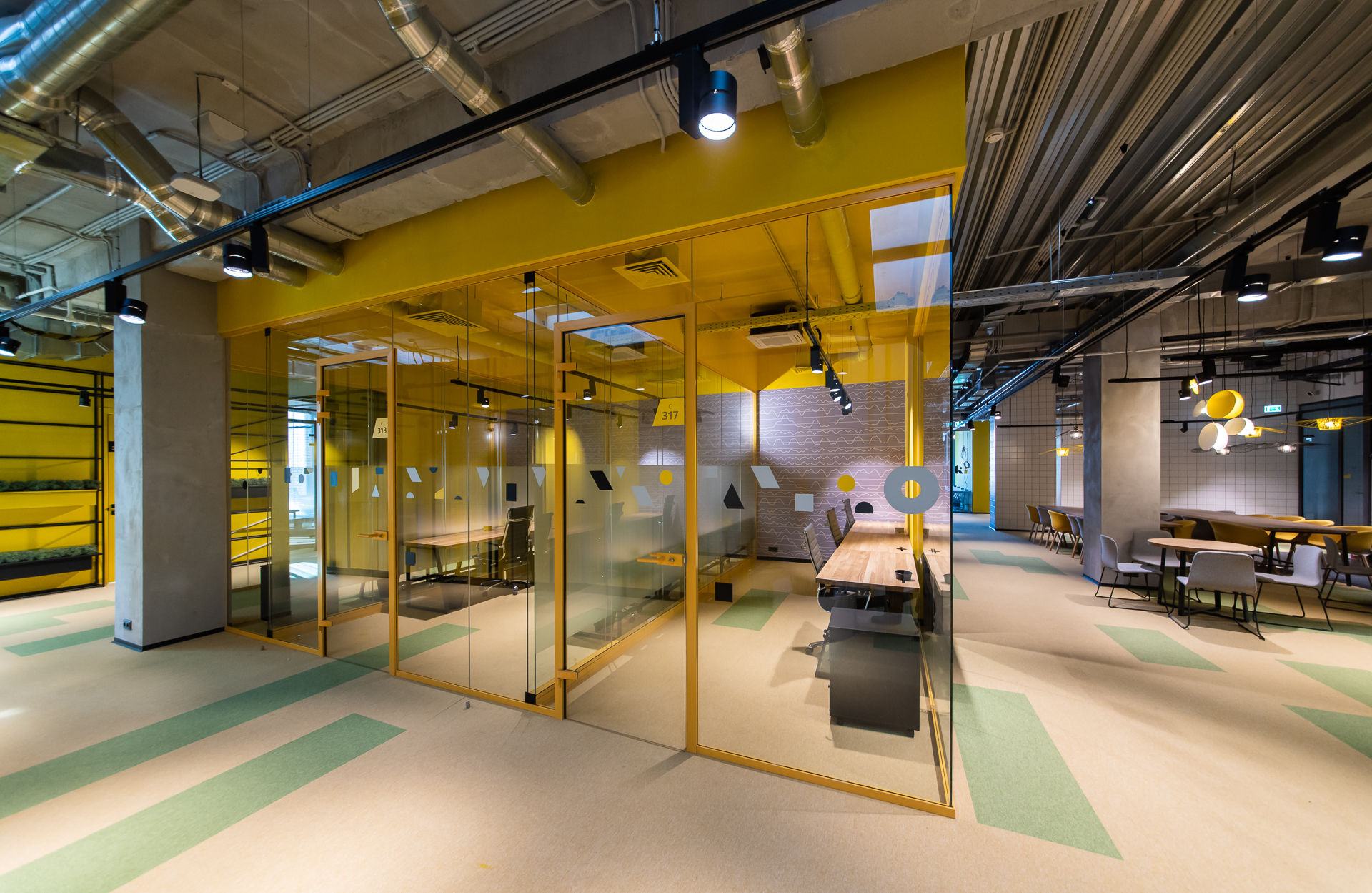 Photo Glass partitions NAYADA-Crystal