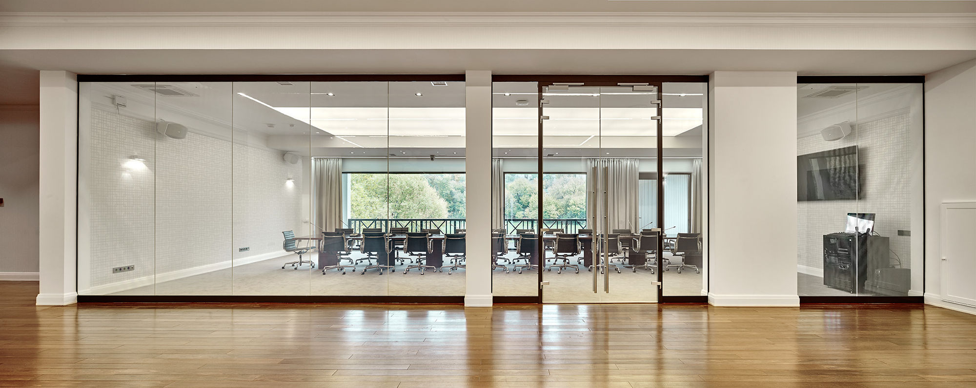 Photo Glass partitions NAYADA-Crystal