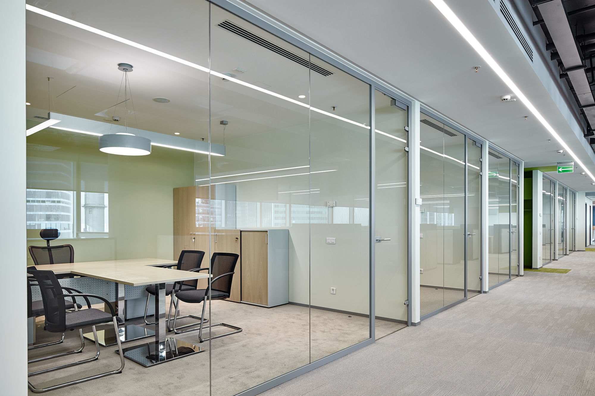 Photo Glass partitions NAYADA-Crystal