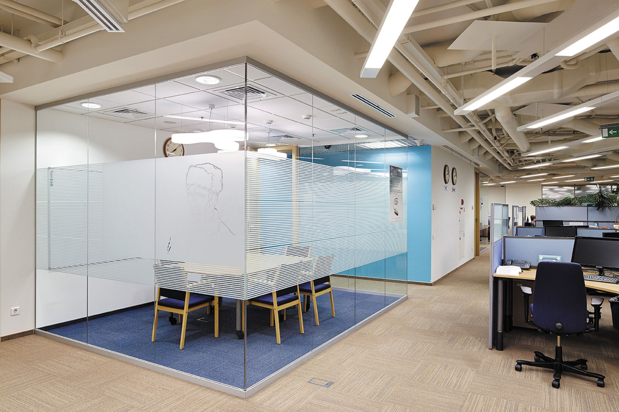 Photo Glass partitions NAYADA-Crystal