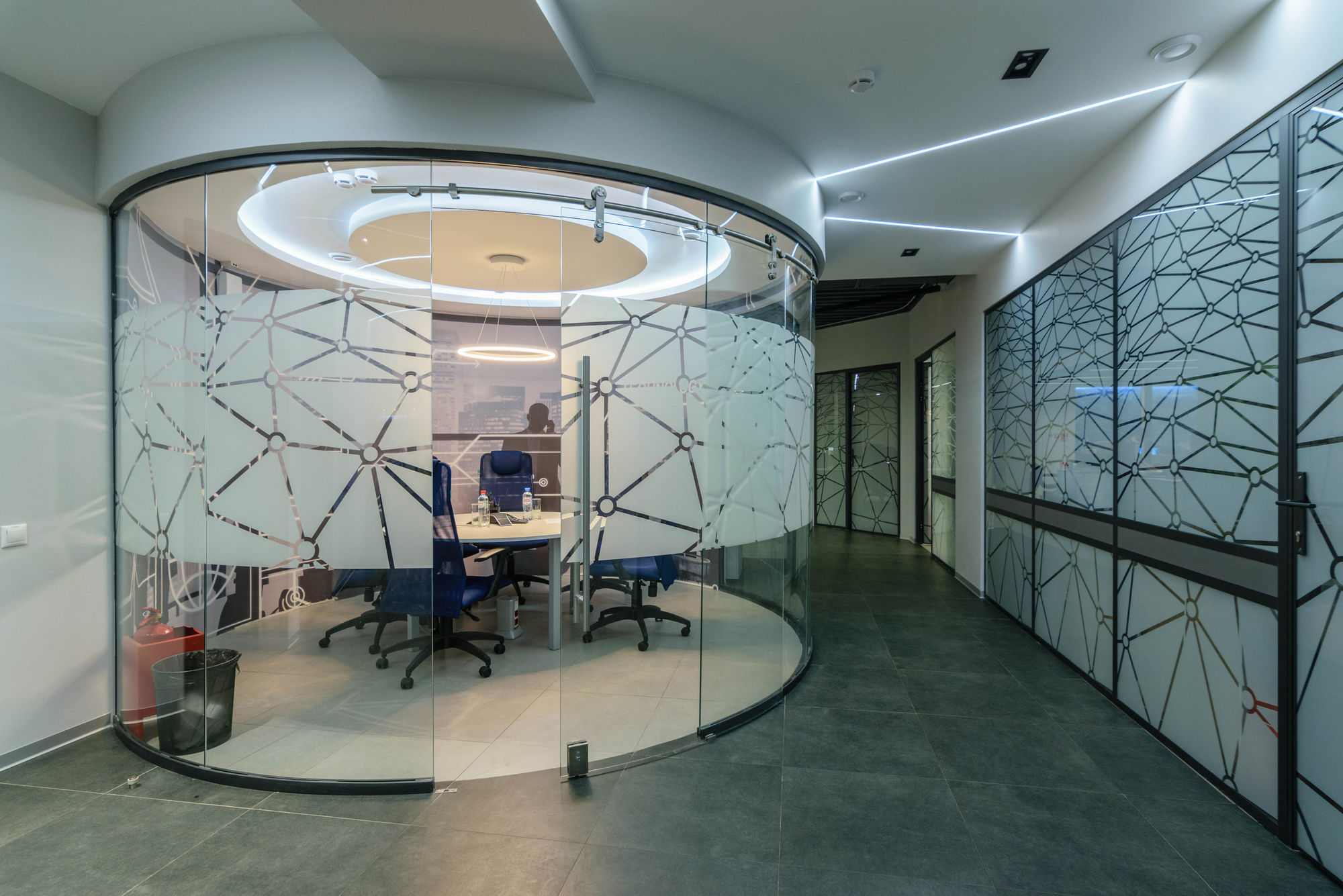 Photo Glass partitions NAYADA-Crystal