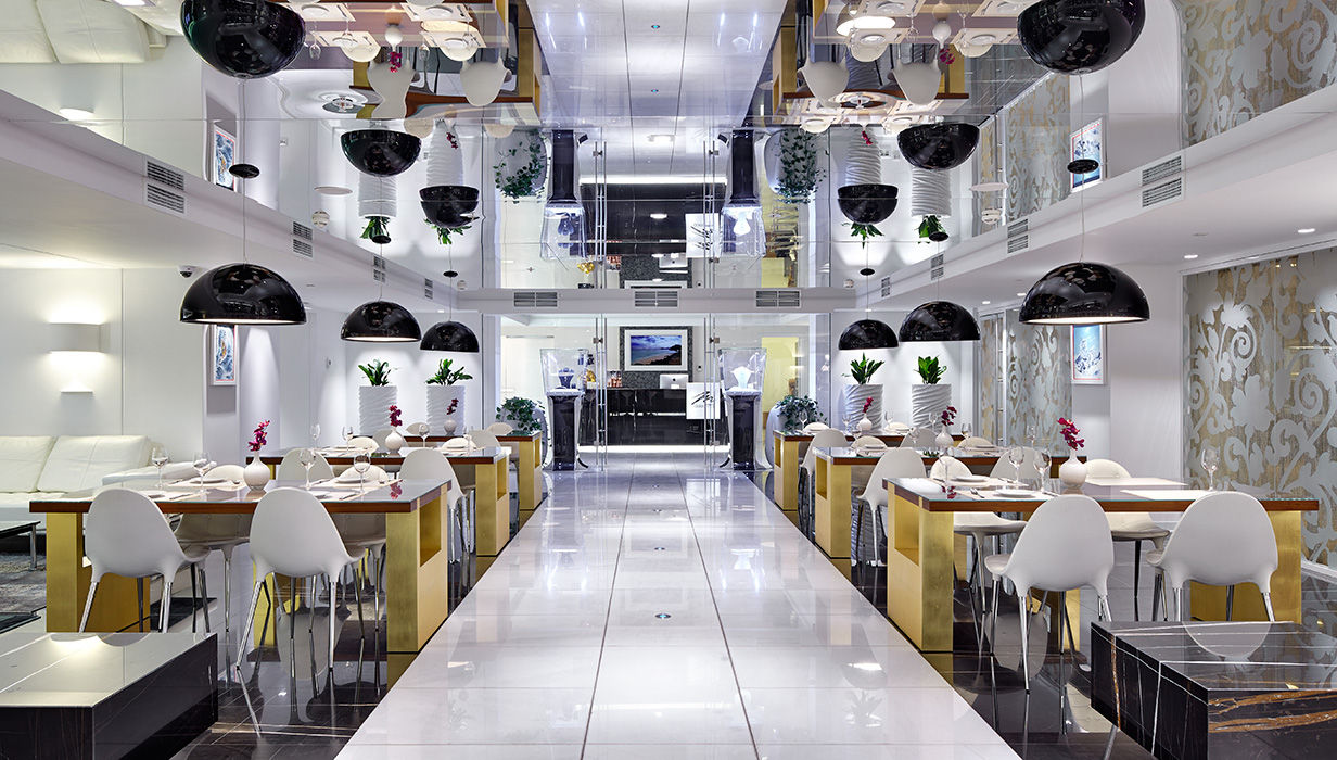 Photo Glass partitions NAYADA-Crystal