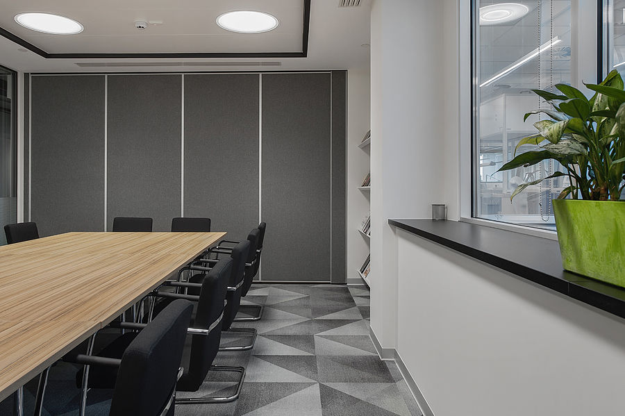 Photo Deaf sliding partitions NAYADA Hufcor