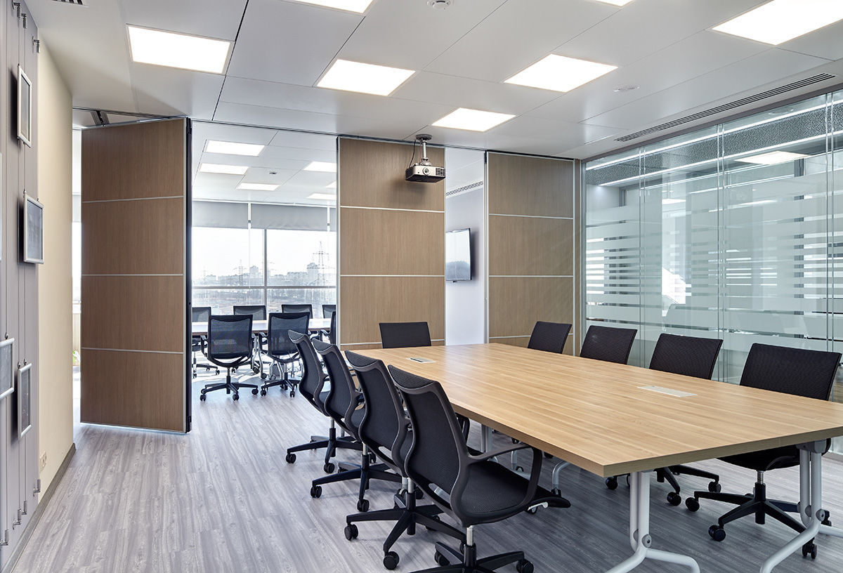 Photo Deaf sliding partitions NAYADA Hufcor