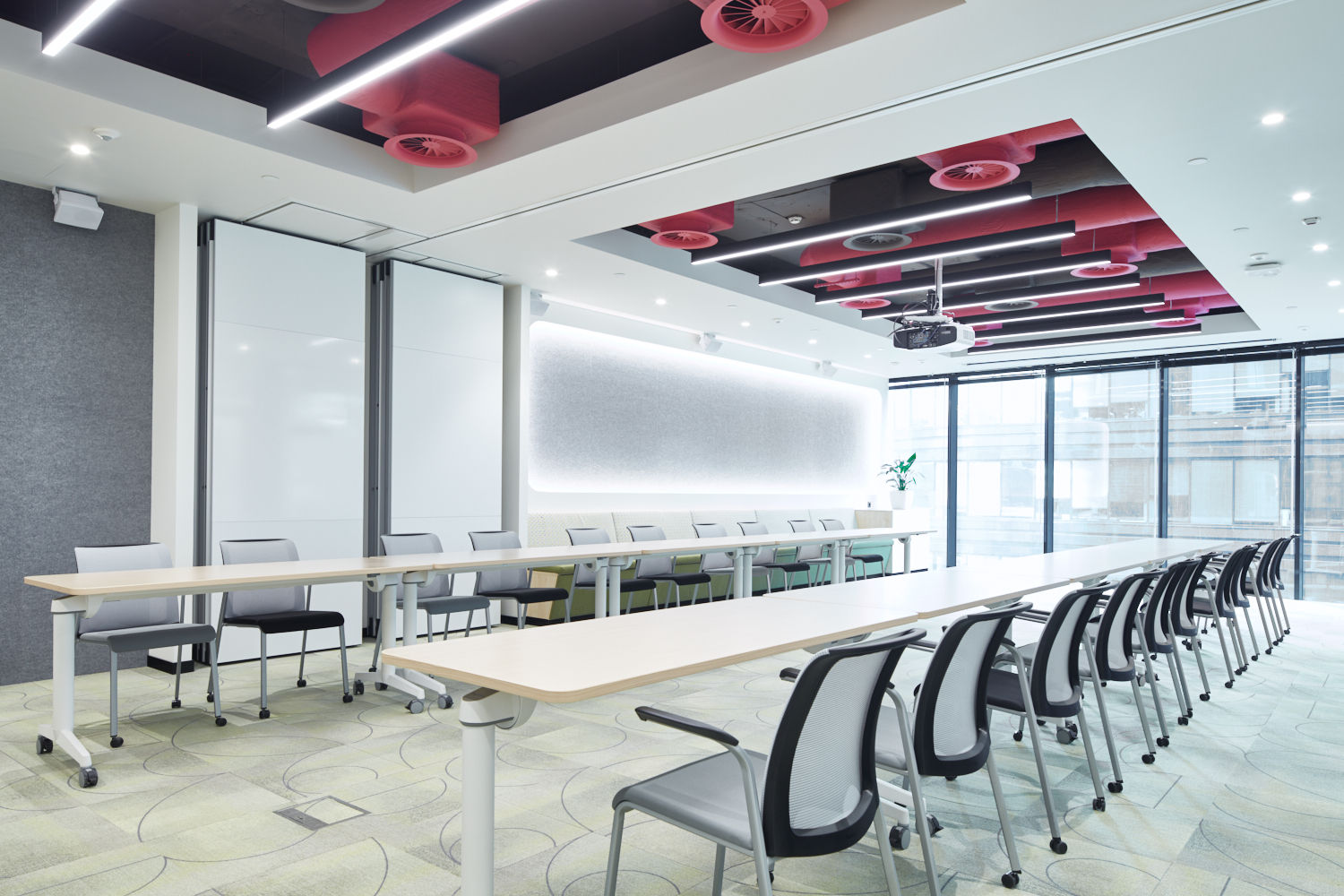 Photo Deaf sliding partitions NAYADA Hufcor