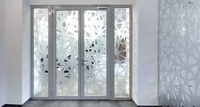 Photo Fire-resistant glazed doors