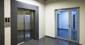 Photo Fire-resistant glazed doors