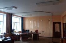 NAYADA Company realized the office of the head of a large trading company with glass interior.