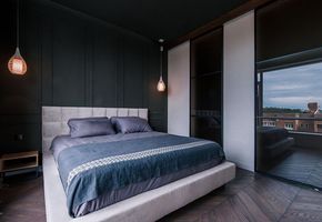 Stationary partitions in project Anthracite Line by Tabooret Interiors Lab.